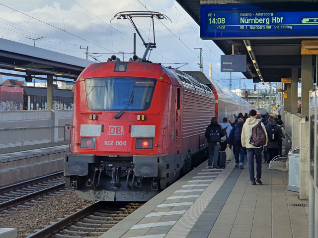 102 im Bhf Ingolstadt-Nord