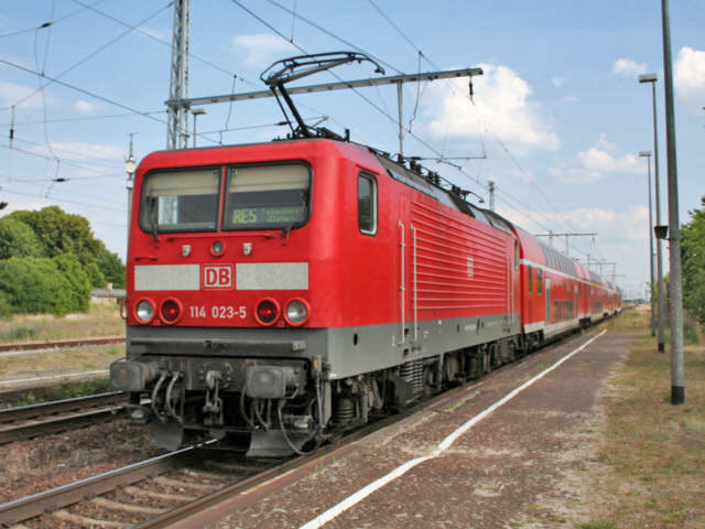 114  im Bhf L&ouml;wenberg
