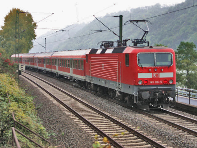 143 rechtsrheinische Strecke nördlich Lorchhausen