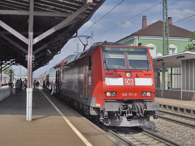 146 �im Bhf Müllheim(Baden)
