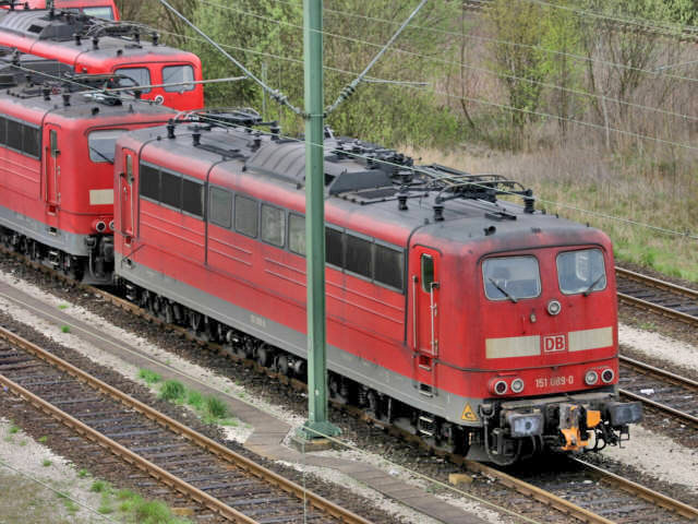 151 �im Rangierbahnhof Maschen