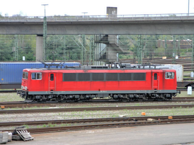 155 �im Rangierbahnhof Maschen