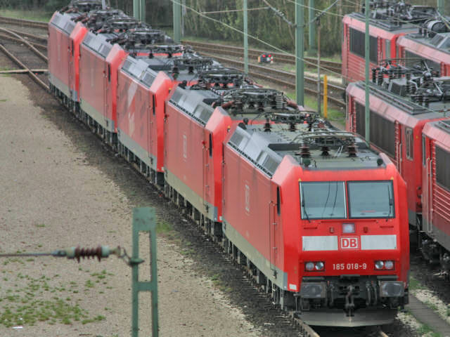 185 �im Rangierbahnhof Maschen
