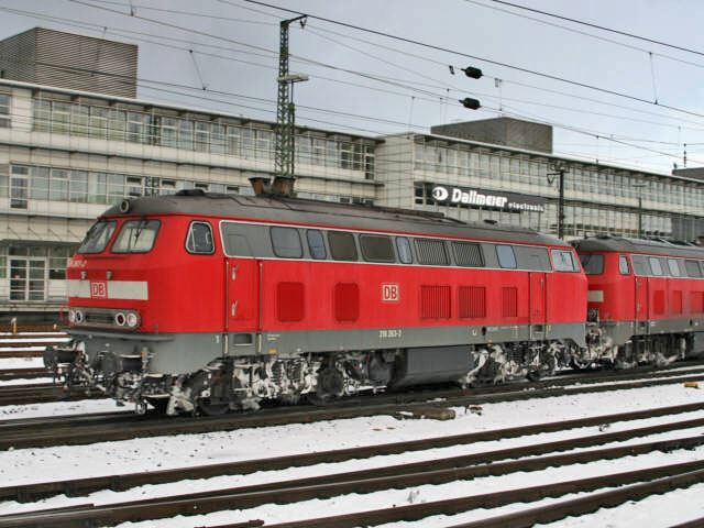 218 �im Bhf Regensburg