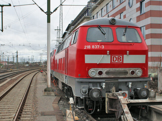 218 im Hbf Nürnberg
