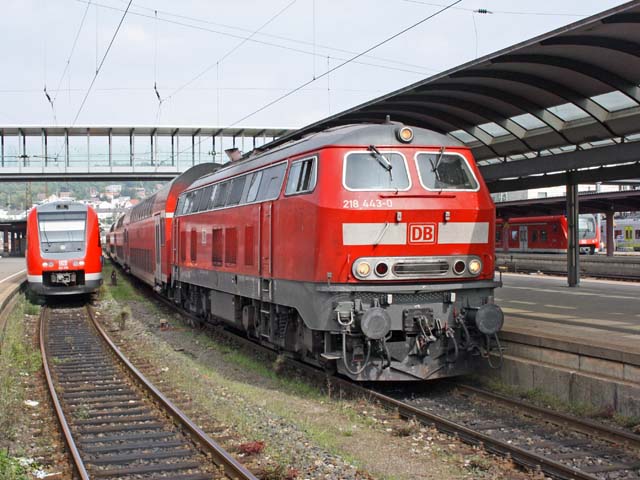 218 im Hbf Ulm