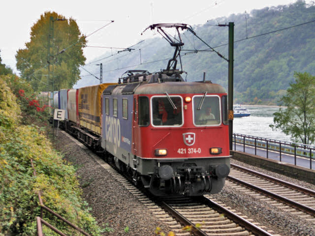 421 rechtsrheinische Strecke nördlich Lorchhausen