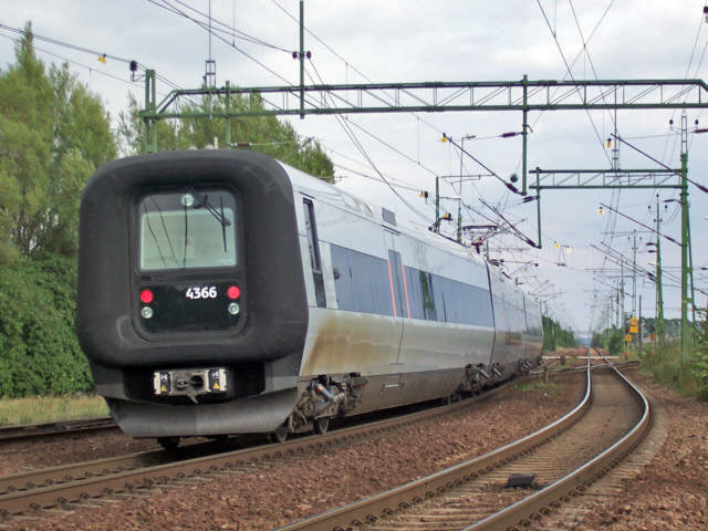 4366 südlich vom Bhf Halmstad