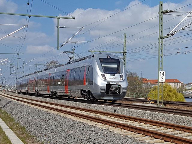 442 südlich des Bhf Merseburg