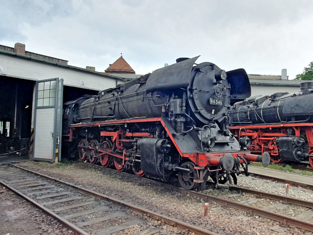44 im Bayerischen Eisenbahnmuseum Nördlingen