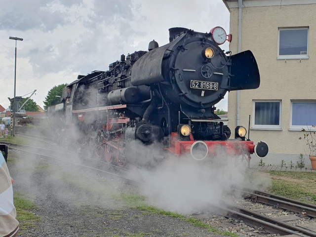 52 im Bayerischen Eisenbahnmuseum Nördlingen