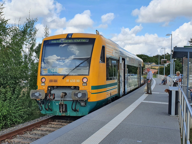 VT 650 im Bhf Malchow