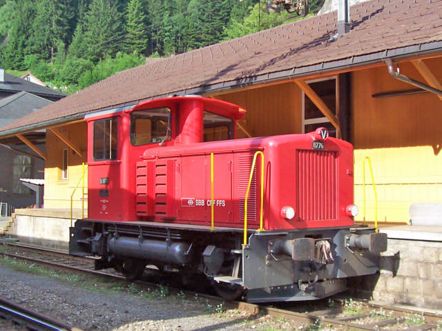 Tm 8776 �im Bhf Göschenen