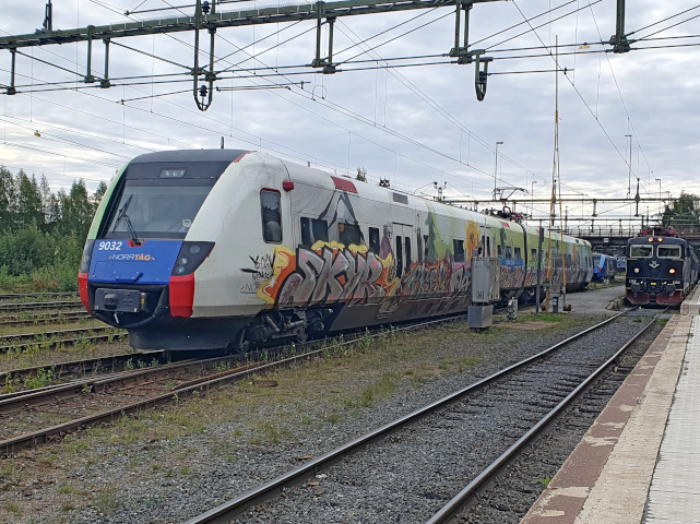 9032 im Bhf Luleå