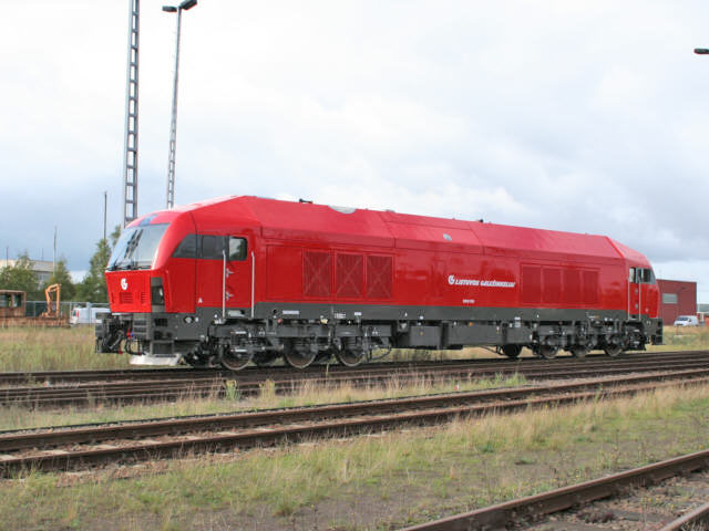 ER20 �im Fährbahnhof Mukran (Rügen)