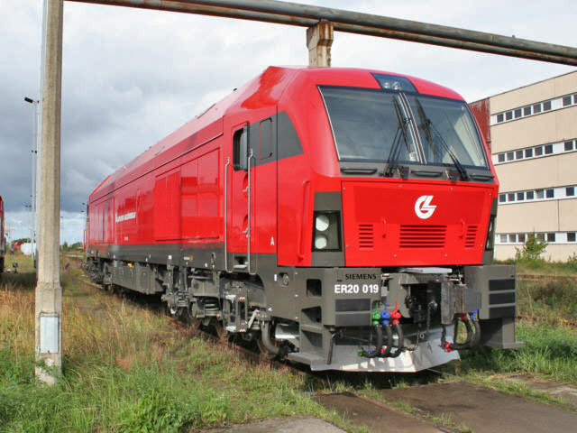 ER20 �im Fährbahnhof Mukran (Rügen)