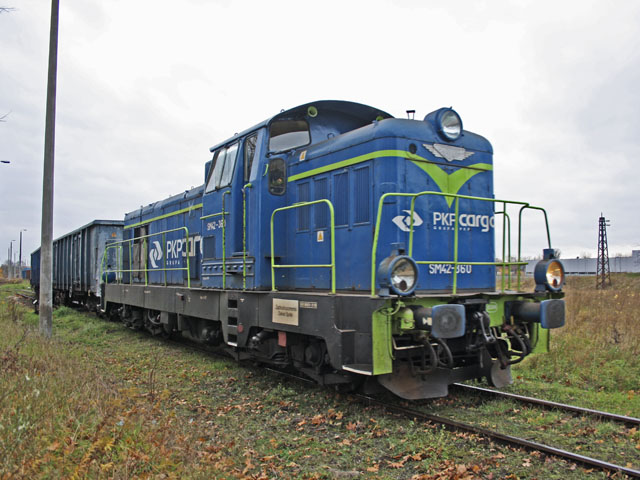 SM42 auf Rangiergleisen von Kostrzyn (Küstrin)