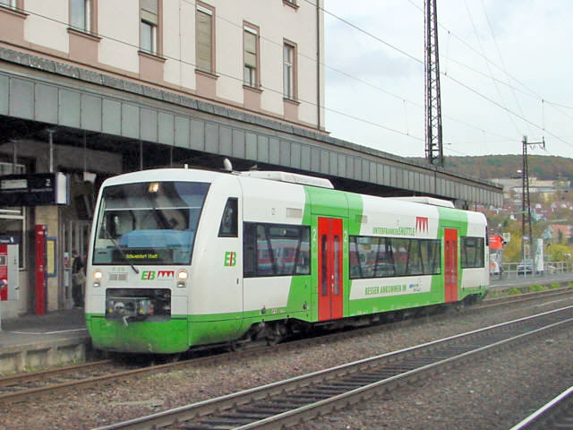 VT 016 im Bhf Gemünden(Main)