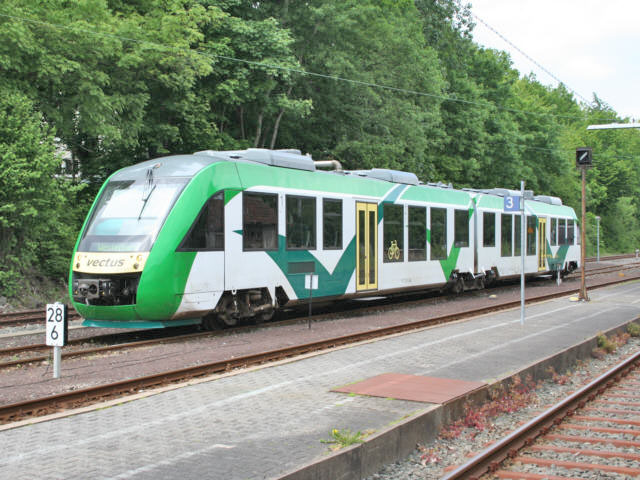 VT 255  im Bhf Westerburg
