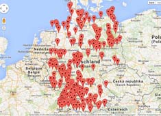 Aufnahmestandorte Deutschland